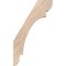 Ekena Millwork 3 1/2"W x 12"D x 20"H Olympic Smooth Knee Brace, Douglas Fir BRC04X12X20OLY00SDF - alternate 3